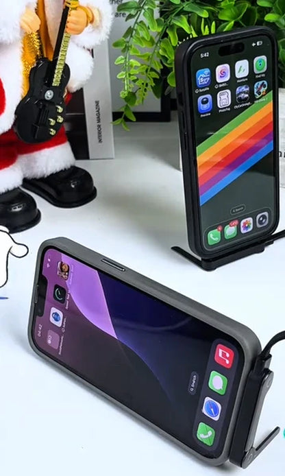 High-Speed USB Charging Cable with Stand. Durable, Tangle-Free Charger for Smartphones & Devices