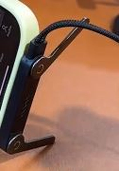 High-Speed USB Charging Cable with Stand. Durable, Tangle-Free Charger for Smartphones & Devices